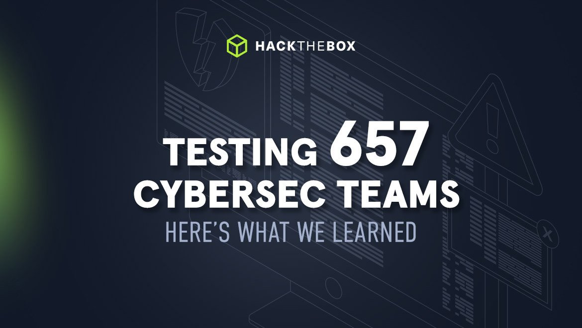 Testing 657 cybersec teams: Here's what we learned (from 1,856